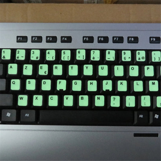 Luminous Adhesive Matte Keyboard Keycap Stickers For French Spanish Arabic English Korean Hebrew Italian German Japanese Russian Peaceful Pleasures Health and Wellness Russian black