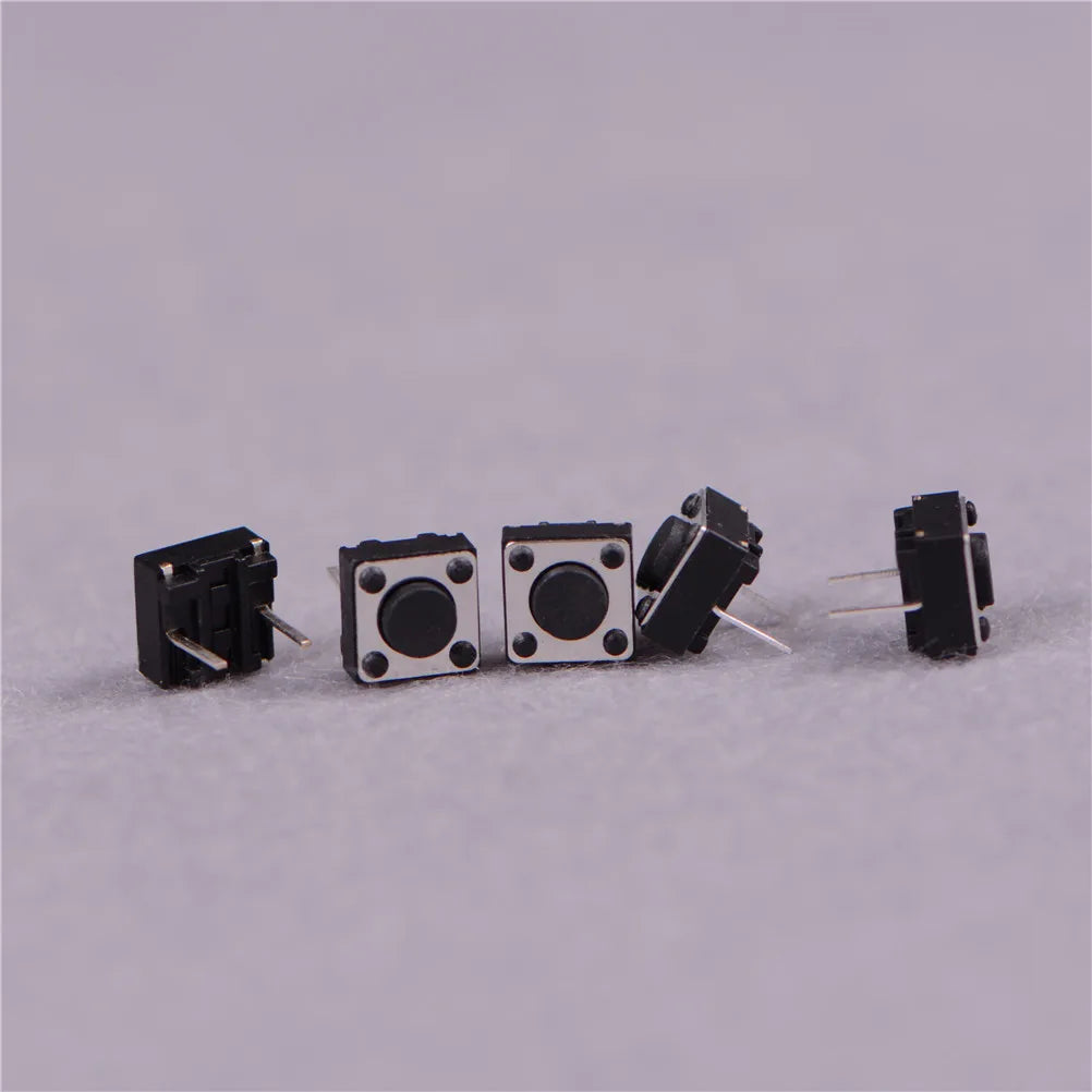 50Pcs Momentary Tactile Tact Push Button Switch 2 Pin DIP 6x6x4.3mm High 4.3mm Peaceful Pleasures Health and Wellness