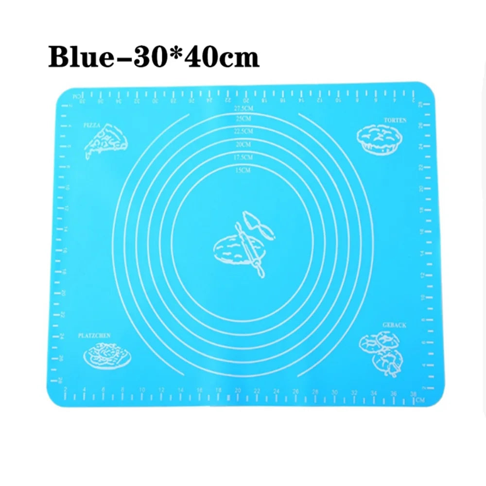 Silicone Baking Mat – Non-Stick, Anti-Slip Pastry Mat for Pizza Dough, Oven & Kitchen Use