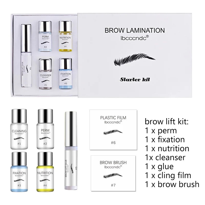 Pro Lash Lift Perming Eyelash Lifting Brow Lamination Kit Curling Eye lash Keratin Perming Lotion for Home Use Peaceful Pleasures Health and Wellness brow lift kit spain