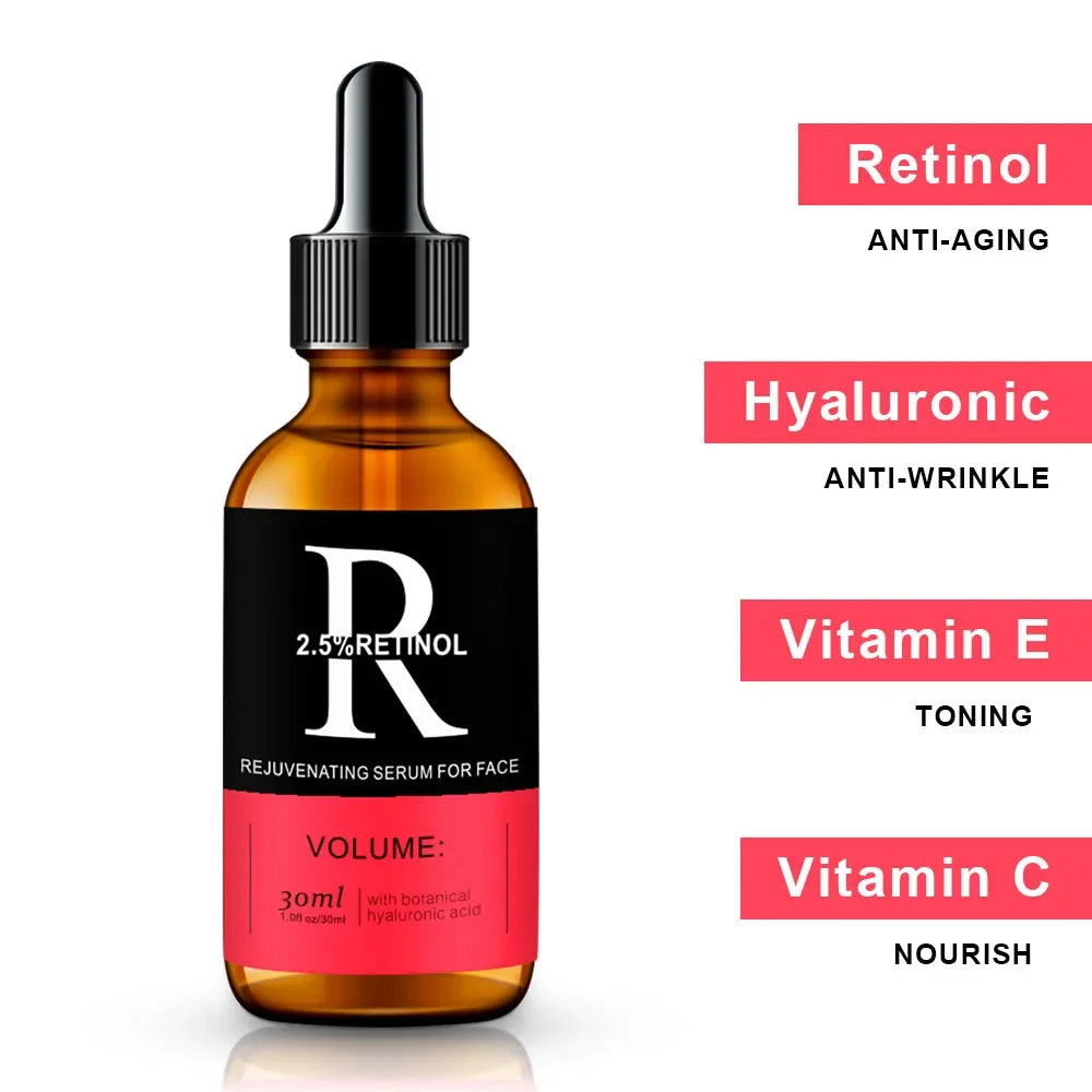 ENVISHA Retinol Facial Serum – Vitamin C, Hyaluronic Acid & Anti-Aging Peaceful Pleasures Health and Wellness