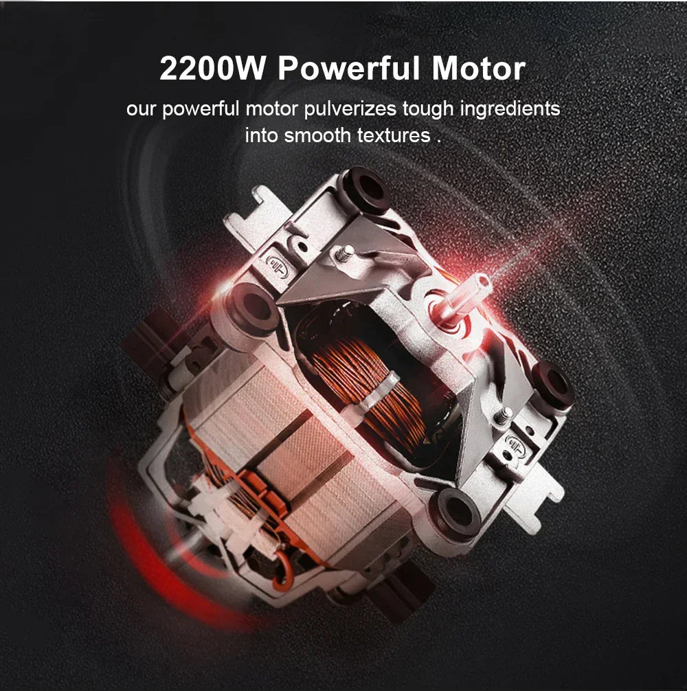 BioloMix 2L Professional Blender – Auto Programs, BPA-Free, Ice Crush Blender BioloMix