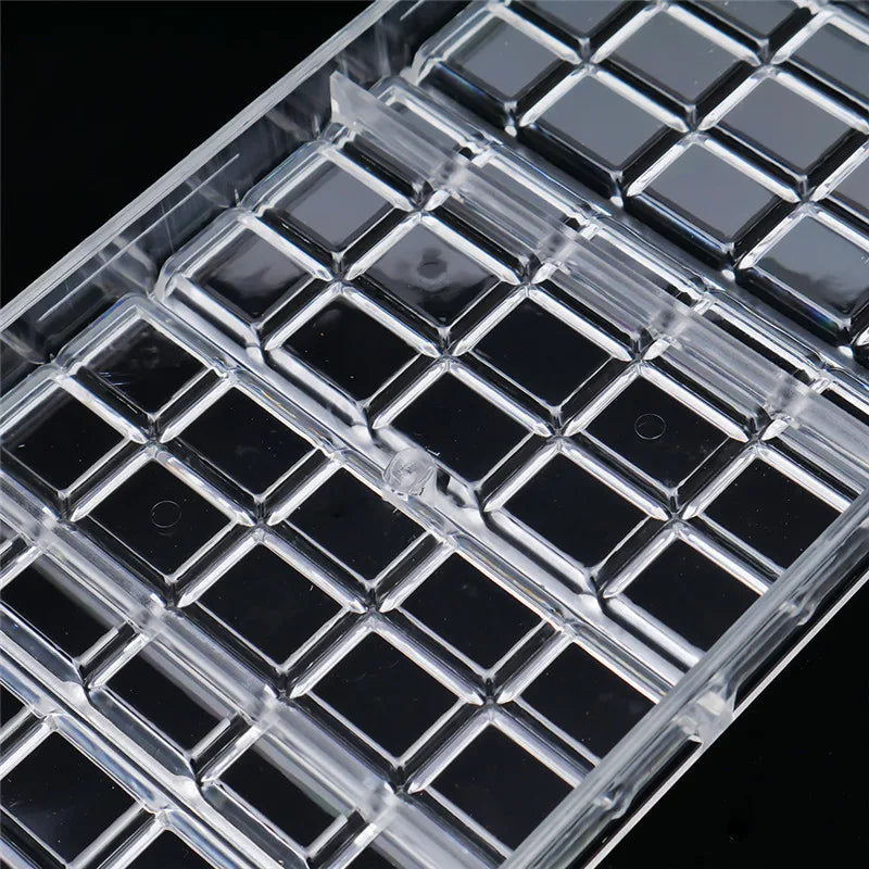 3D Polycarbonate Chocolate Bar Mold Tray | Heat-Safe DIY Candy & Pastry Baking Mold