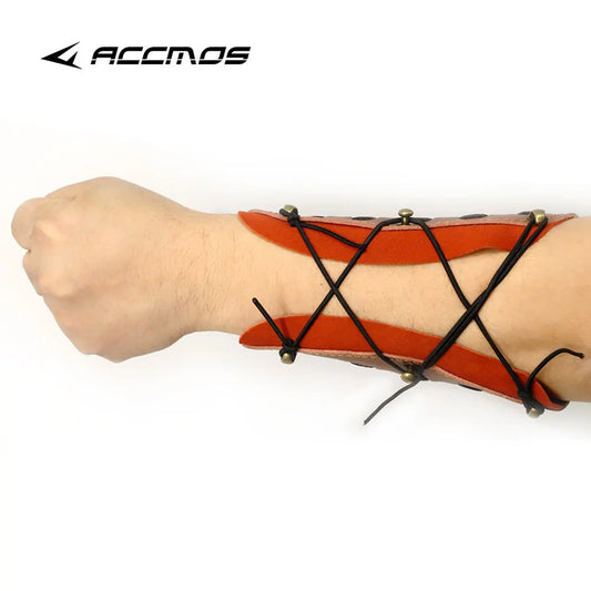 Traditional PU Leather Archery Cowhide Arm Guard Handguard Hunting Peaceful Pleasures Health and Wellness Default Title