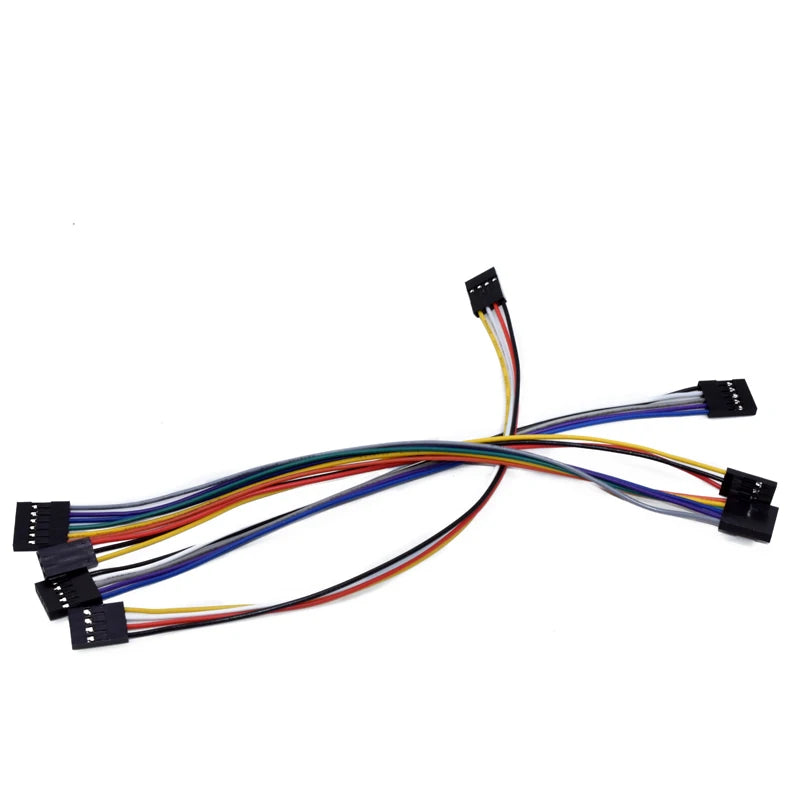 10PCS 2.54mm Dupont Line 2/3/4/5/6/7/8/9/10P Female Connector with Wire 10cm 20cm 30cm Single/Double Head Jumper Cable For PCB Peaceful Pleasures Health and Wellness