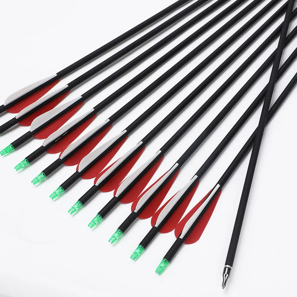 Hunting Spine 500 Mixed Carbon Arrow 6 12 30 Inches Diameter Compound