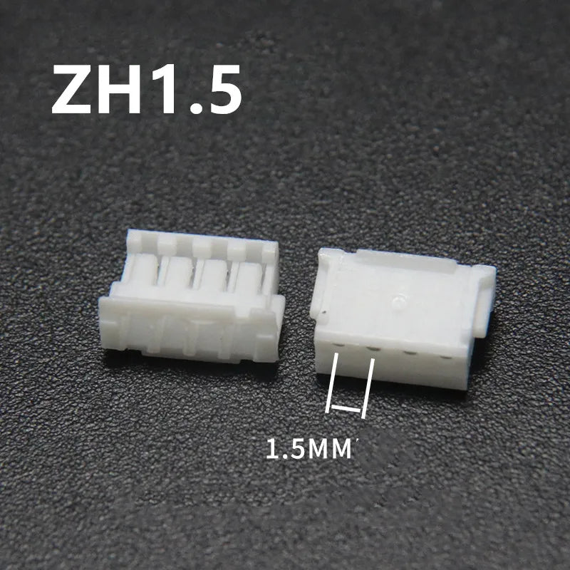 80 Sets ZH 1.5mm Pitch Terminal Housing Straight Pin Header Connector with Box ZH-1.5mm Connectors Peaceful Pleasures Health and Wellness
