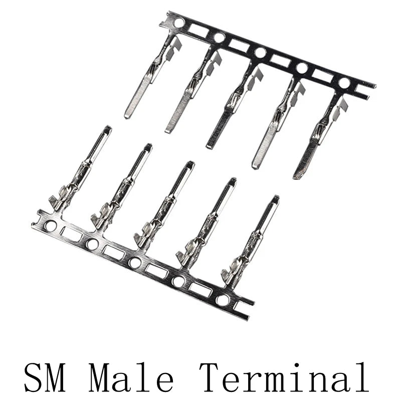 100pcs Line Pressing Terminal Reed XH2.54 PH2.0 CH3.96 VH3.96 KF2510 Dupont SM ZH1.5 JST1.25 SH1.0 Strip Metal Needle Peaceful Pleasures Health and Wellness SM Male