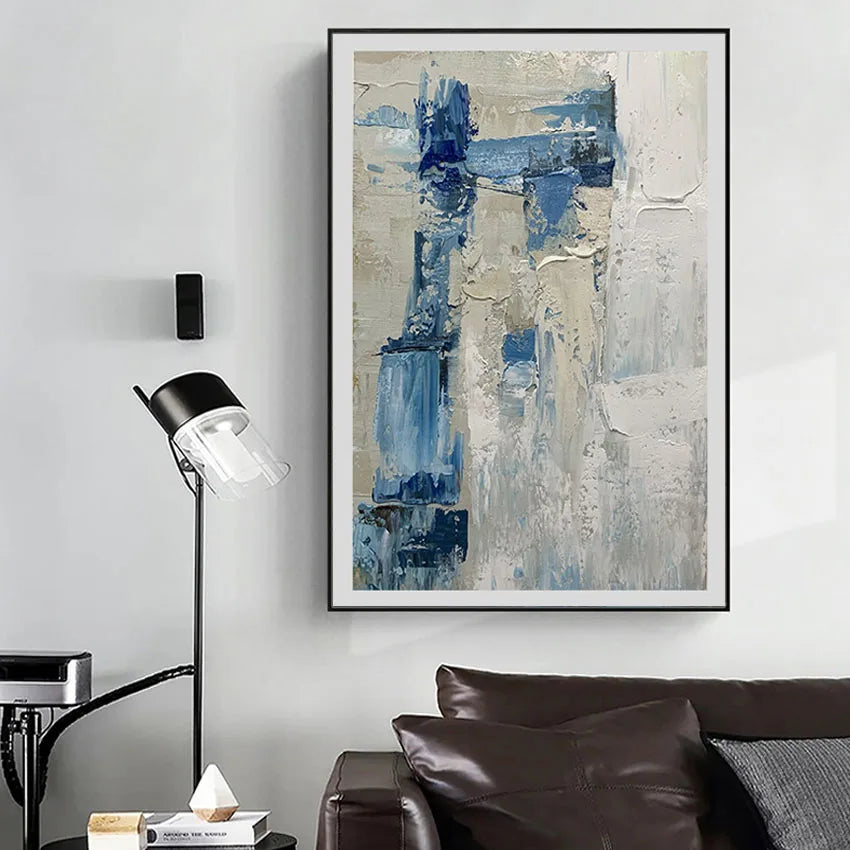 Beautiful modern abstract wall art decoration completely hand-painted canvas oil painting is widely used in hotels and families Peaceful Pleasures Health and Wellness