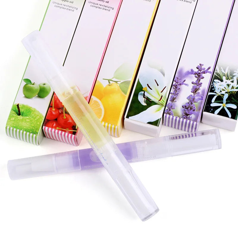 15 Smells Nail Nutrition Oil Pen Nail Treatment Cuticle Revitalizer Oil Prevent Agnail Nail Polish Nourish Skin Peaceful Pleasures Health and Wellness