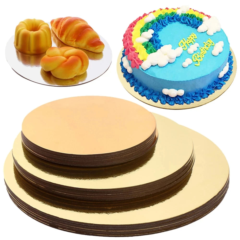 6/8/10inch Round Cake Board Circle Base Cupcakes Stand Paper Cases Liners Party Pastry Baking Mat Decorations Peaceful Pleasures Health and Wellness