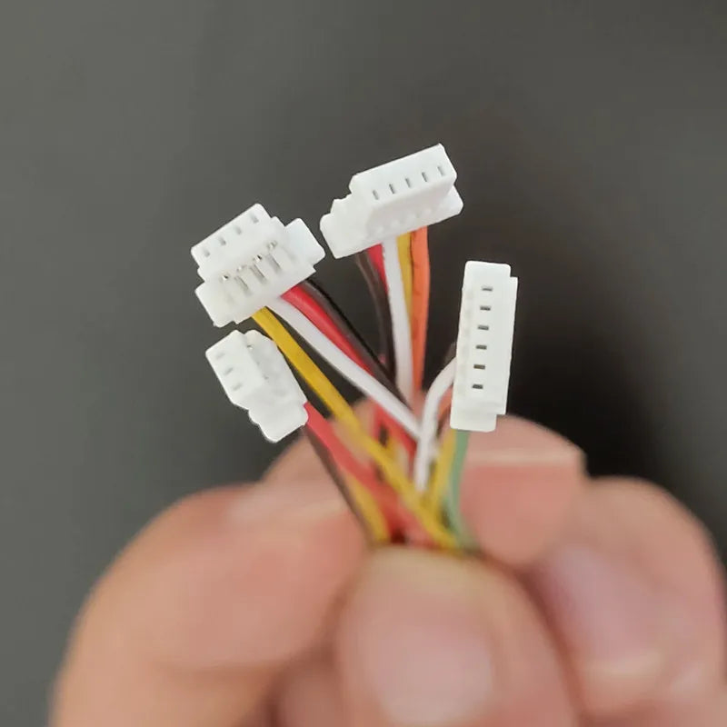 10 SETS Mini Micro SH 1.0 2Pin 3/4/5/6/12P JST Male & Female PCB Connector with Wires Cables 100MM Peaceful Pleasures Health and Wellness