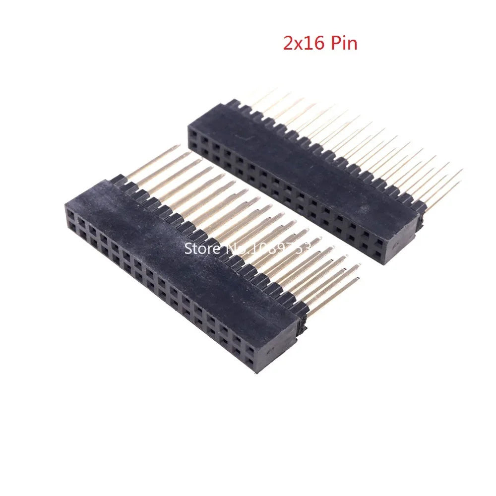 5PCS PC104 2.54mm 2x10P/16P/20P/25P/32P/40Pin Female Stacking Header Connector Dual Row 2x20P for Control Motherboard Interface Peaceful Pleasures Health and Wellness