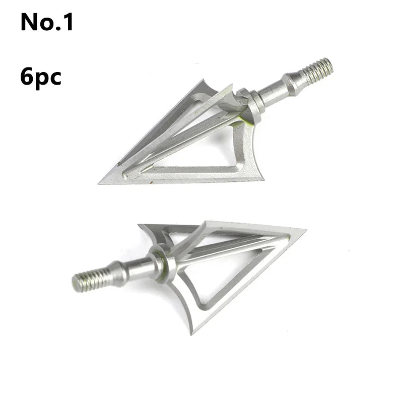 Archery Arrowheads Shooting Hunting Broadhead Points 100Grain 3-Blade