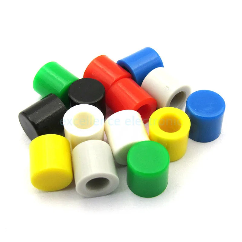 100Pcs 6X6 Key Caps A56 Switch Cap (For 6 * 6 Buttons) Multicolor Diameter Of About 3.2MM Height Of About 6M Peaceful Pleasures Health and Wellness