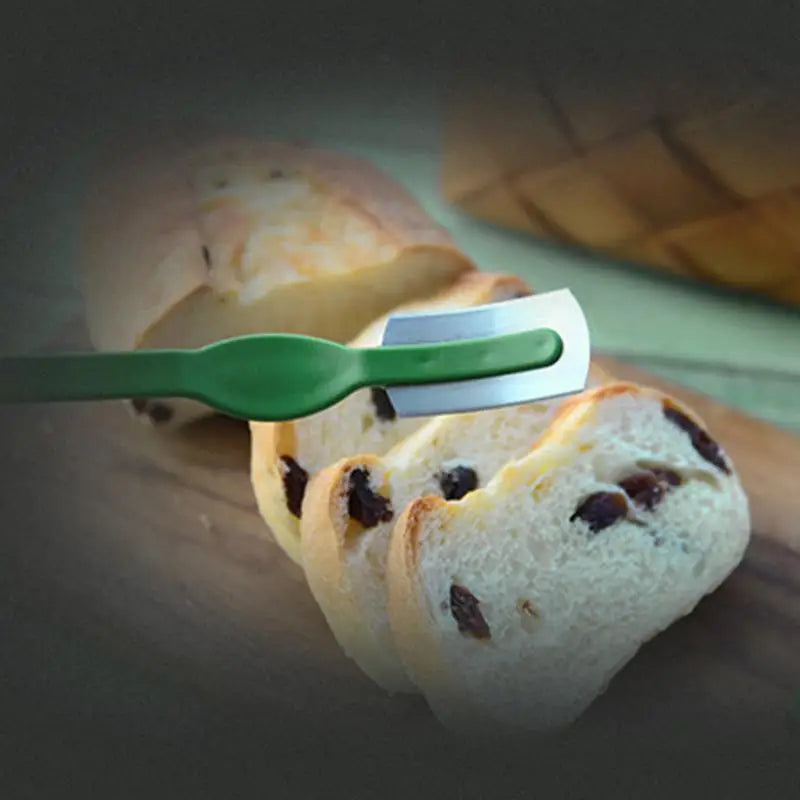 Plastic Bread Lame Tools Pastry Scraper Bread Knife/Slicer/Cutter Dough Breads Scoring Lame with Blades and Cover Peaceful Pleasures Health and Wellness