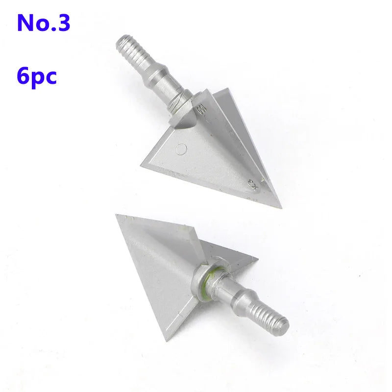 Archery Arrowheads Shooting Hunting Broadhead Points 100Grain 3-Blade