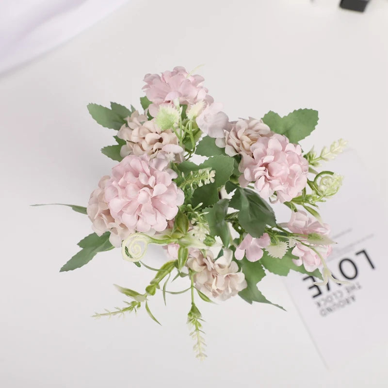 Artificial Silk Hydrangea Bouquet – Wedding & Home Décor