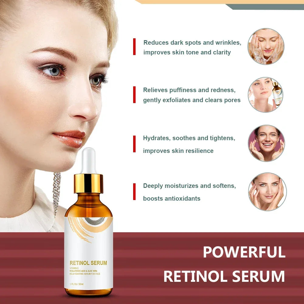 ENVISHA Face Serum Set – Vitamin C, Retinol & Hyaluronic Acid Face Serum Peaceful Pleasures Health and Wellness