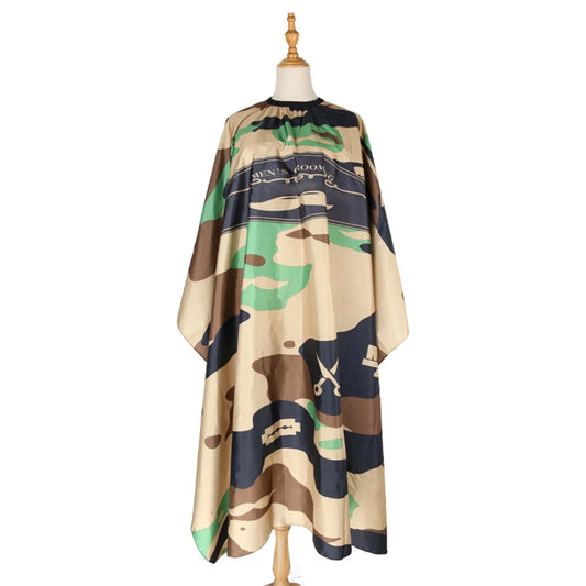 Camouflage Barber Cape – Waterproof Hair Cutting Salon Gown Barber Cape Oasis Select United States