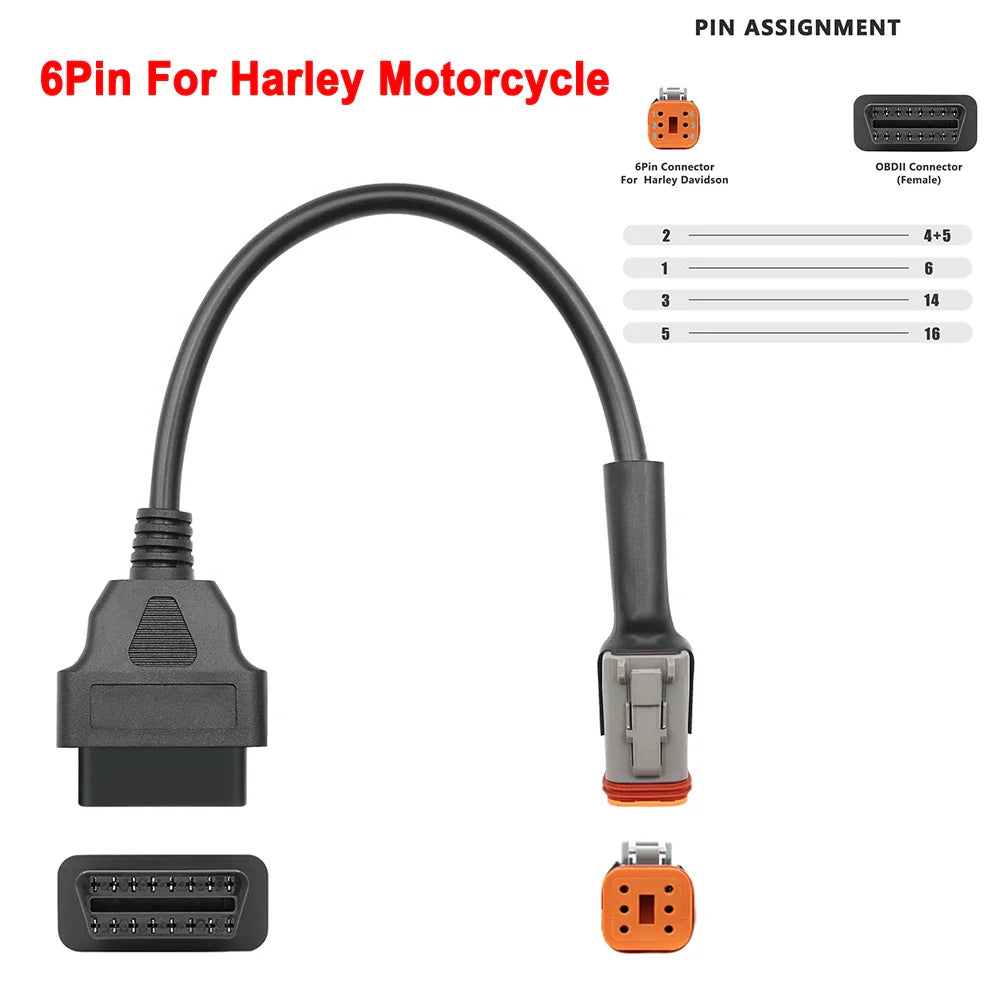 Motorcycle OBD2 Extension Cable – KTM Yamaha Honda Suzuki Ducati