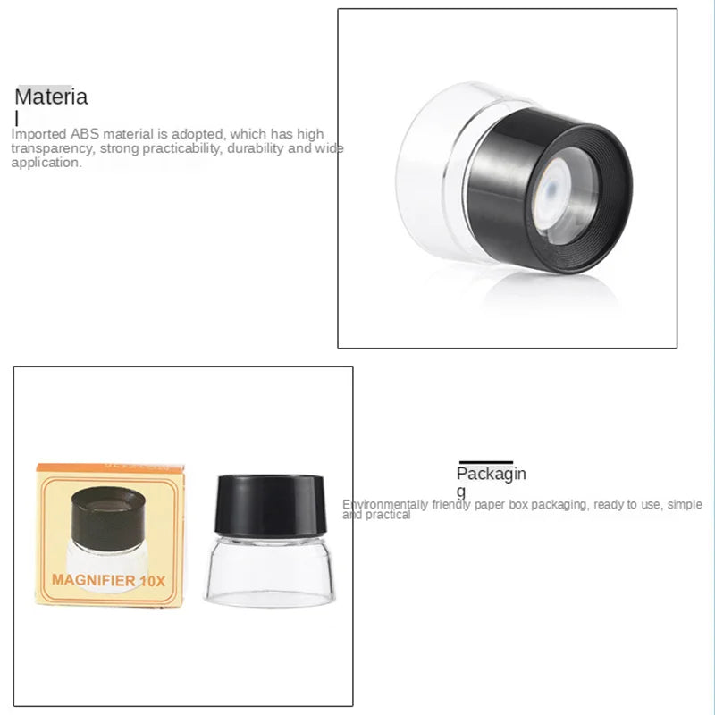 10X Magnifier Jewelry Loupe Loop Magnifier Magnifying Glass Eye Magnifier Jewelry Repair Tool Peaceful Pleasures Health and Wellness