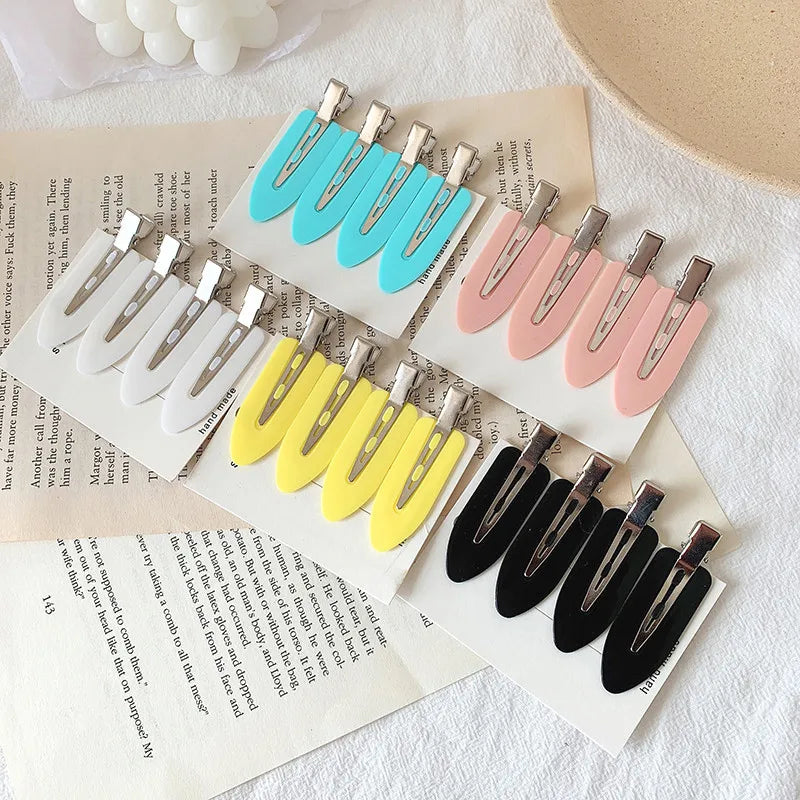 Seamless No-Crease Hair Clips for Bangs & Styling | 2/4 Pack