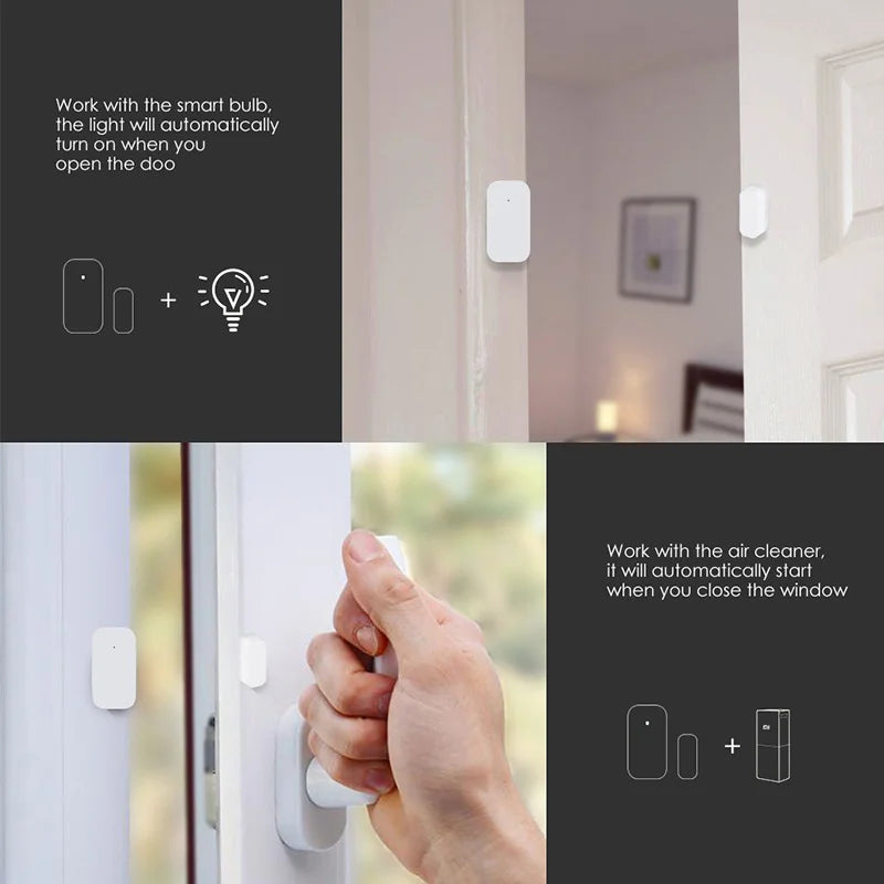 Original Aqara Door Window Sensor ZigBee Wireless Connection Smart Door Sensor Work With Mi Home HomeKit APP For Android iOS Peaceful Pleasures Health and Wellness