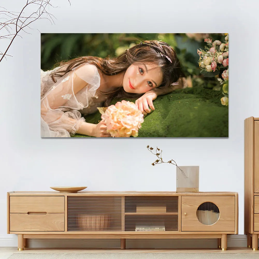 High Brightness Reflective Projector Screen 60 100 130 Inch 16:9 Fabric Cloth Projection Screen for Espon BenQ TD96 Home Beamer Peaceful Pleasures Health and Wellness