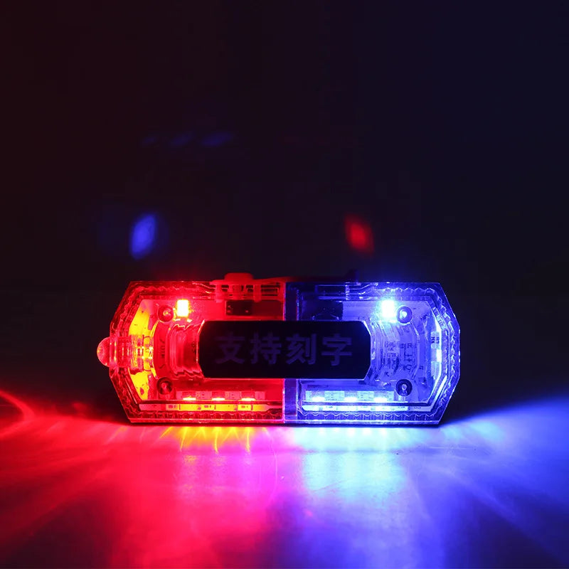 LED Rechargeable Shoulder Strobe Warning Clip Light | IP65
