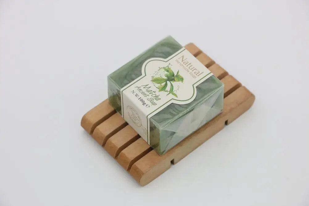 Natural Handmade Soap – Bamboo Charcoal, Chamomile & Volcanic Mud