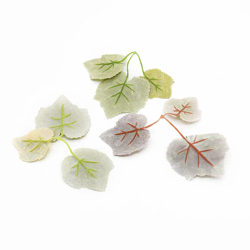 Artificial Silk Leaves 20/50 Pcs – Wedding & Home Decor