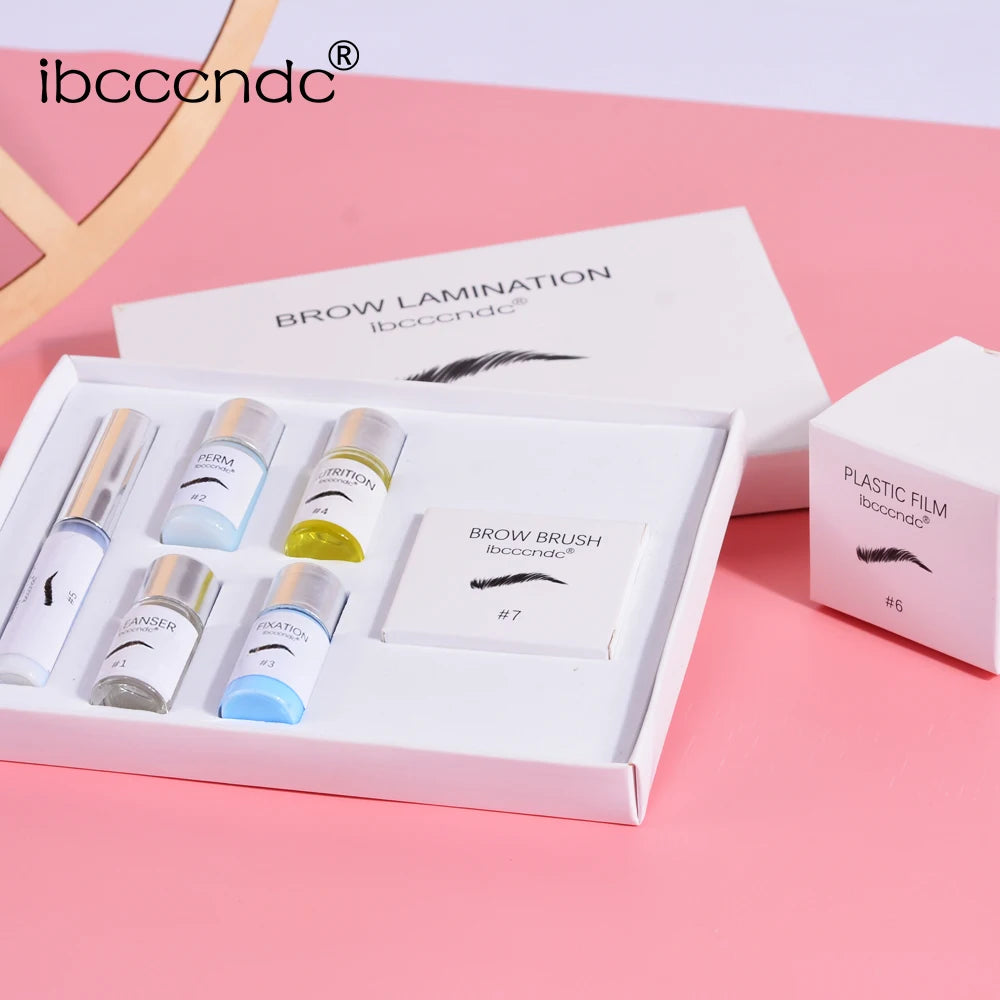 Professional Lash And Brow Lamination Kit Supplies With Brush Eyebrow Lifting Perming Cream Brow Wrap Semi Permanent Keratina Peaceful Pleasures Health and Wellness