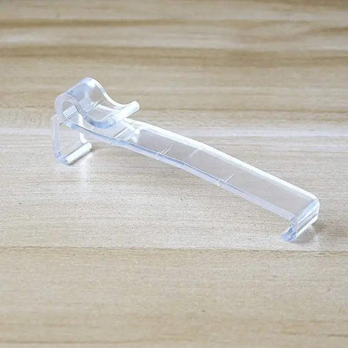 Valance Clips 6pcs 3-1/4'' Window Blinds Hidden Clip Clear Plastic for Horizontal Blinds Valance Retainer Holder Peaceful Pleasures Health and Wellness