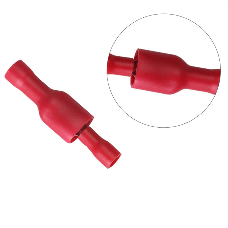 25 Pairs FDD MDD 1.25-250 2.5-250 5-250 6.3mm Female Male Insulated Electrical Crimp Terminal Connectors Cable Wire Connector Peaceful Pleasures Health and Wellness