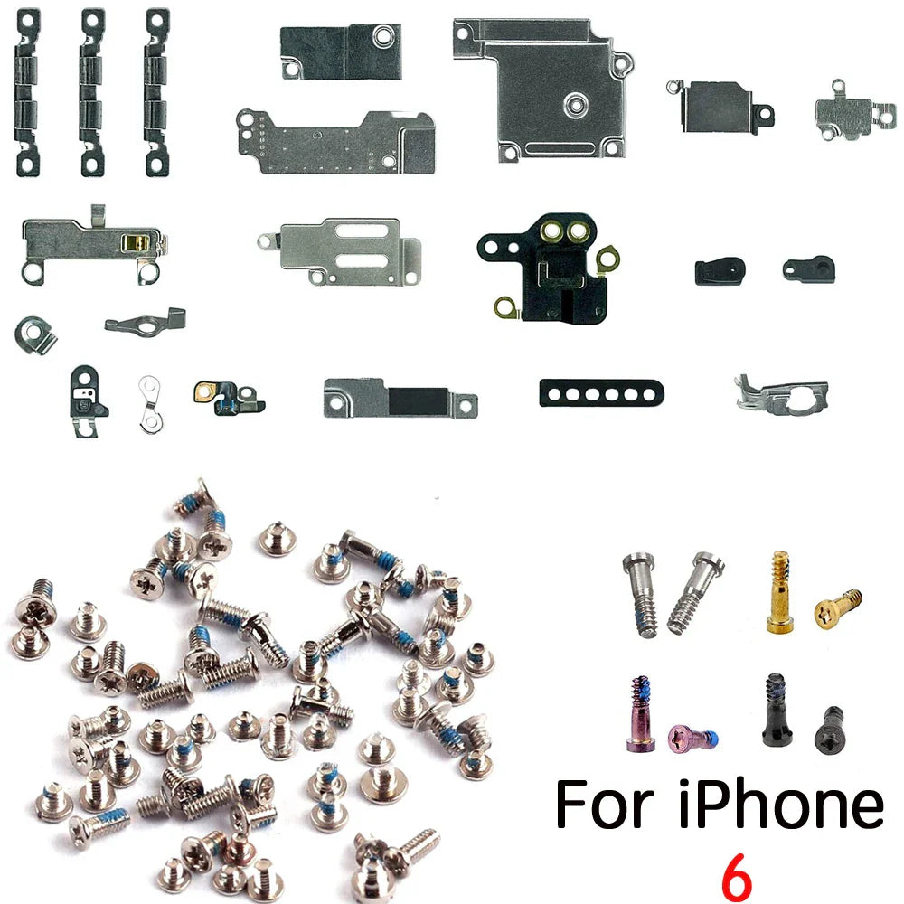 iPhone 6–11 Pro Max Inner Metal Bracket Shield Plate & Screws Set