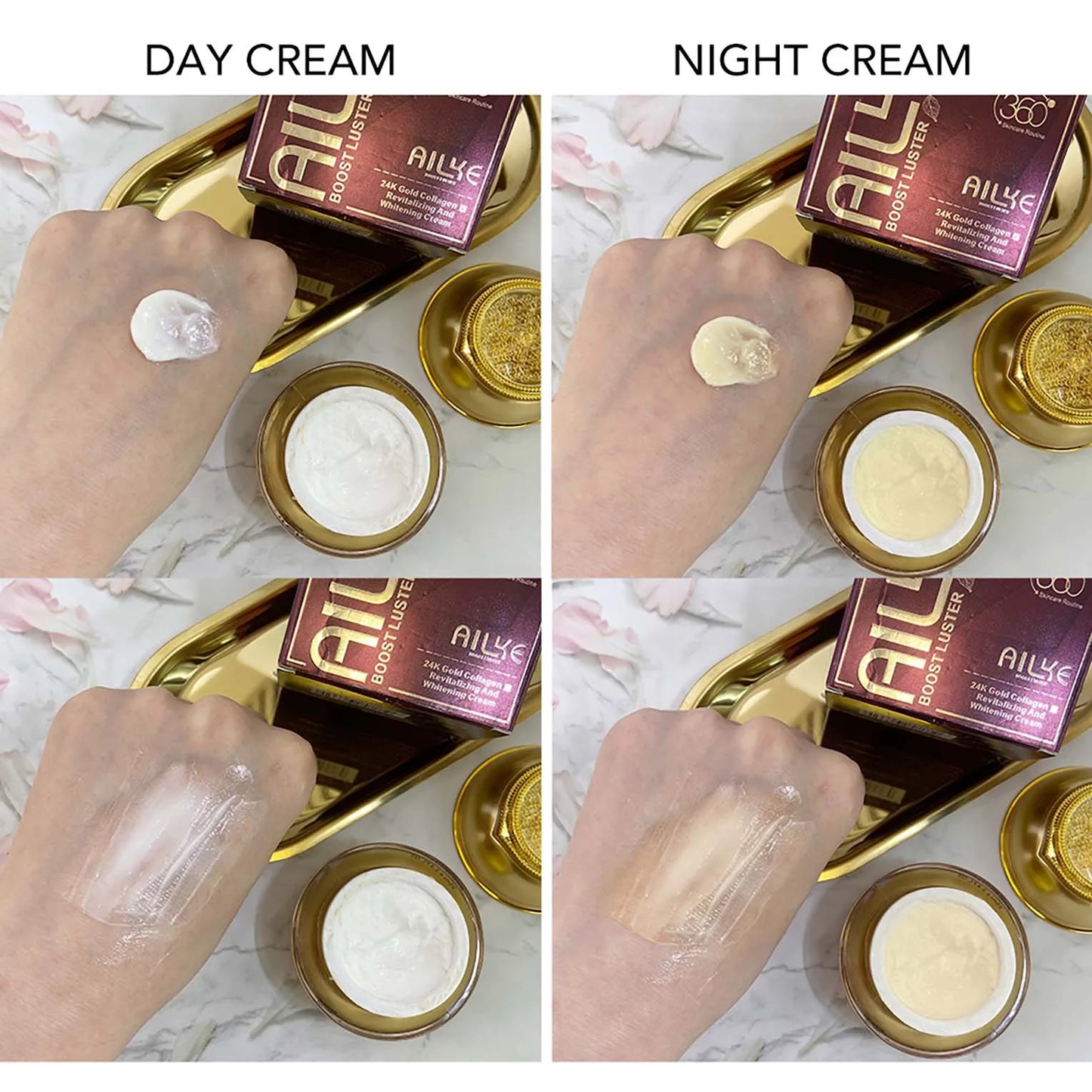 AILKE 24K Gold Collagen Brightening Face Care Set | All Skin Types