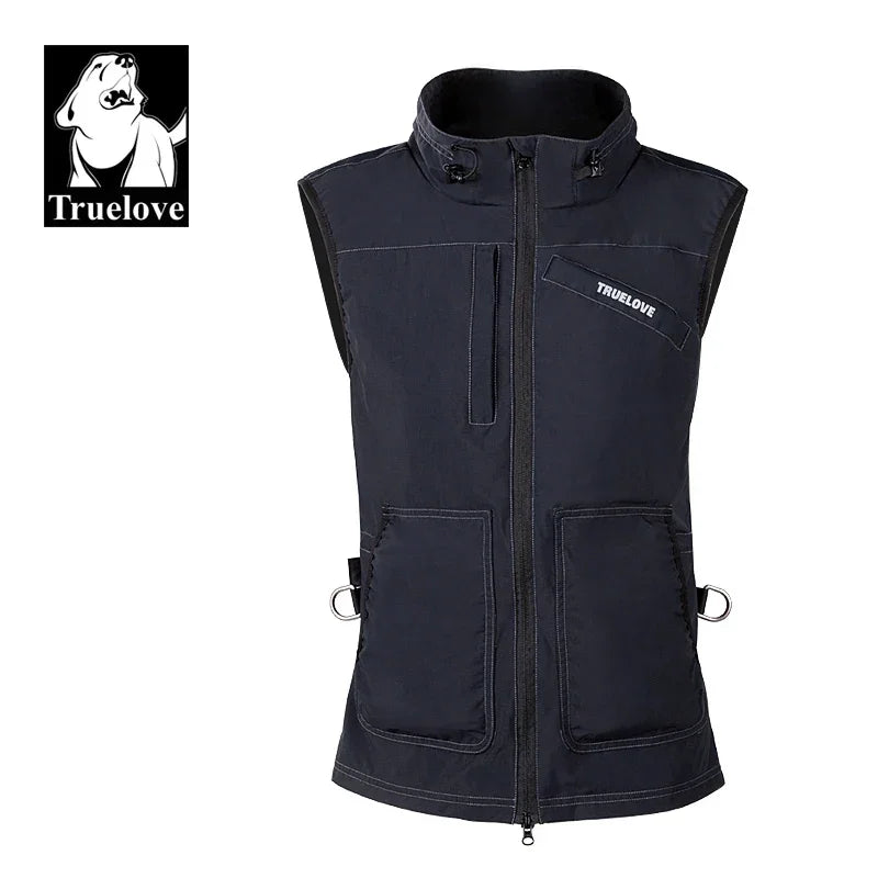 Truelove Waterproof Dog Training Vest with Pockets TLG2751 Peaceful Pleasures Health and Wellness Black M-70CM Russian Federation