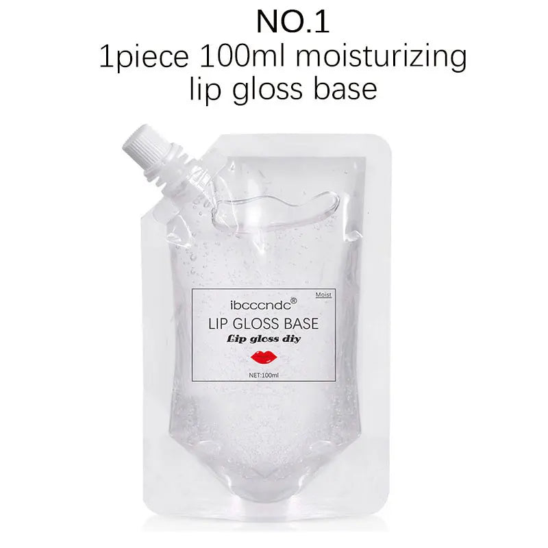 DIY Lipstick Raw Material Moisturizing Matte Transparent Clear Lip Gloss Base Gel Oil Non-stick Gel Lip Gloss Lipgloss Peaceful Pleasures Health and Wellness 1