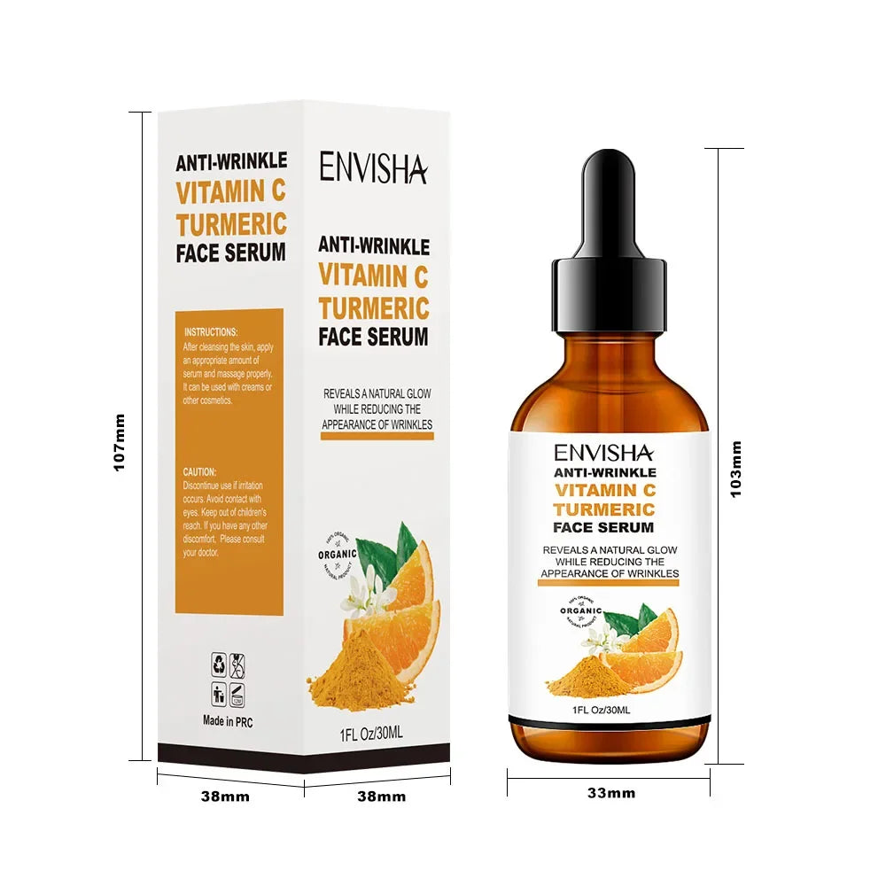 ENVISHA Vitamin C & Turmeric Brightening Face Serum Face Serum ENVISHA