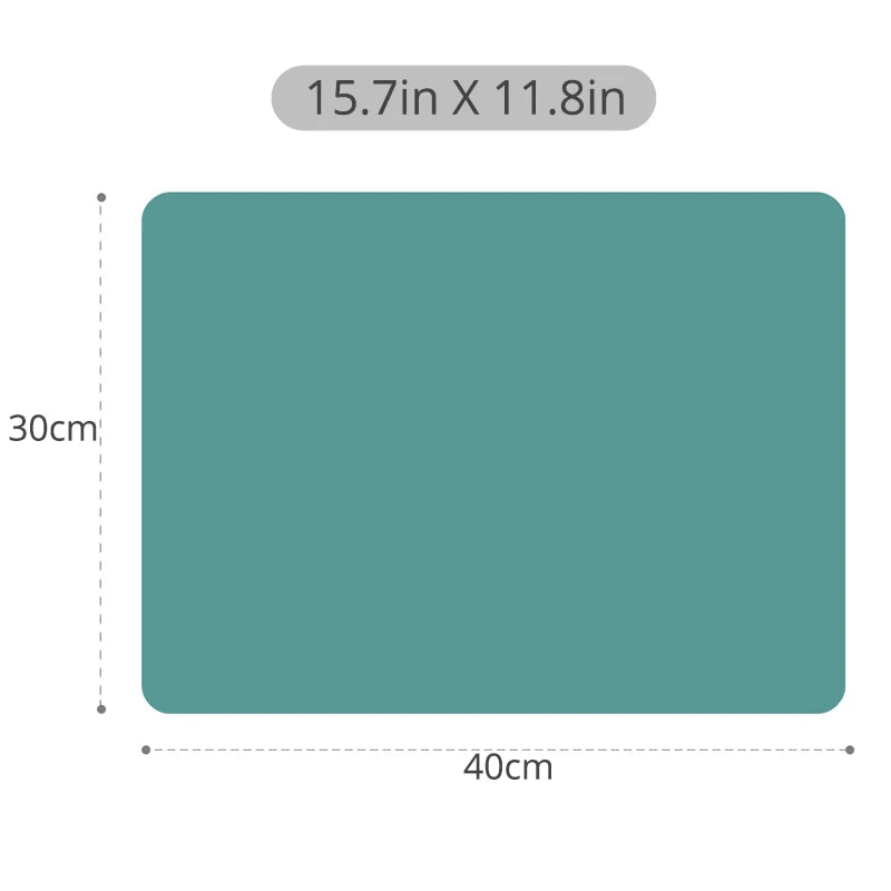 NEW Silicone Waterproof Placemat Table Mat Heat Insulation Anti-skidding Washable Durable For Kitchen Dining Peaceful Pleasures Health and Wellness