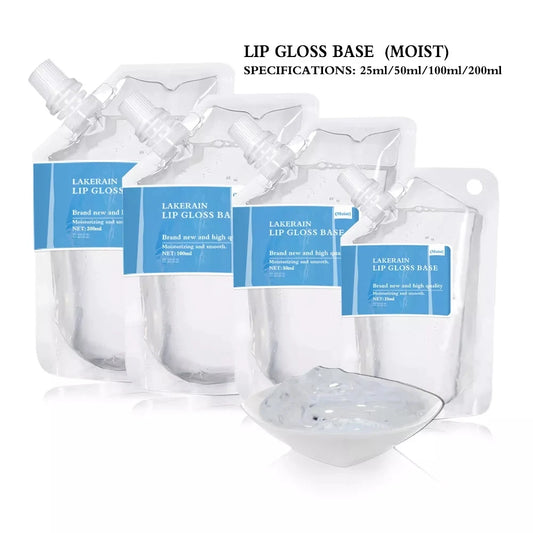 Clear Lip Gloss Base Oil for DIY Lip Gloss Making Raw Material Gel Non-Stick Moisturizing Base Liquid Lipstick Vegan Wholesale Peaceful Pleasures Health and Wellness