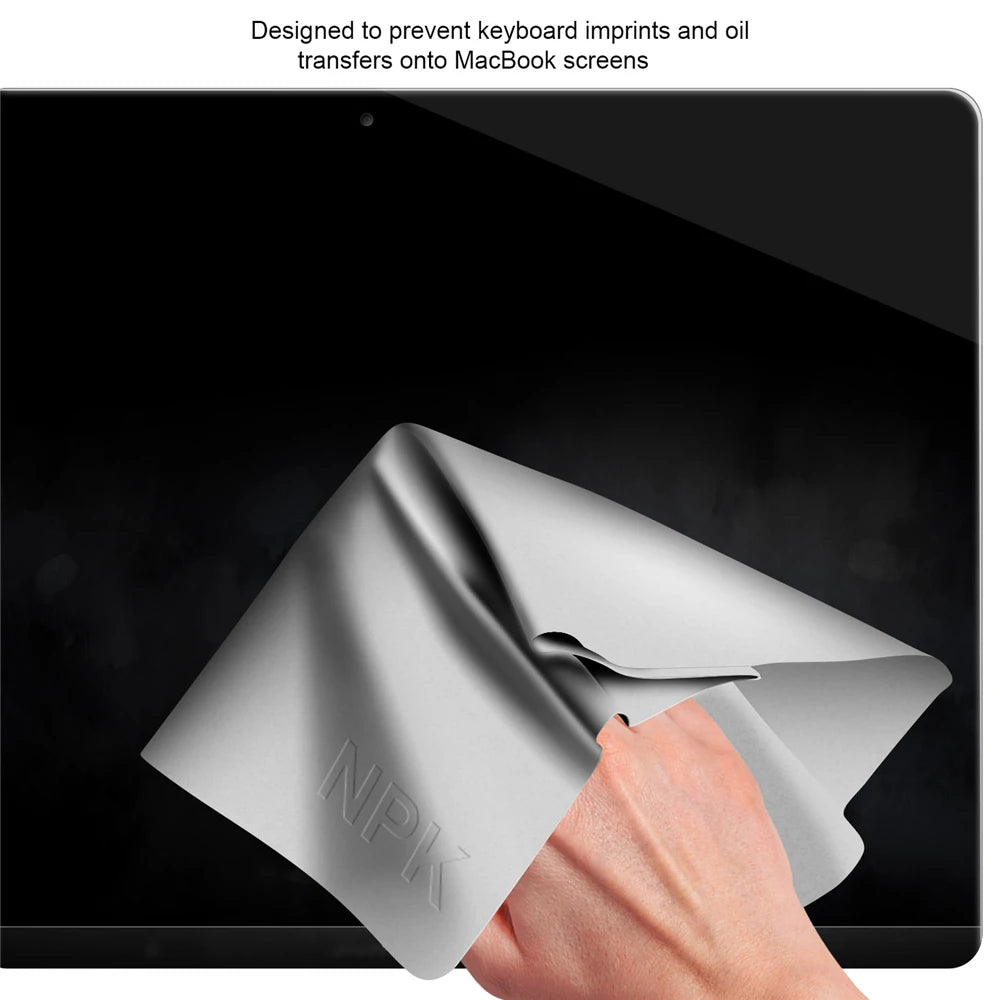 Microfiber Protective Film Notebook Palm Keyboard Blanket Cover Laptop Screen Cleaning Cloth For MacBook Pro 13/15/16 Inch Peaceful Pleasures Health and Wellness