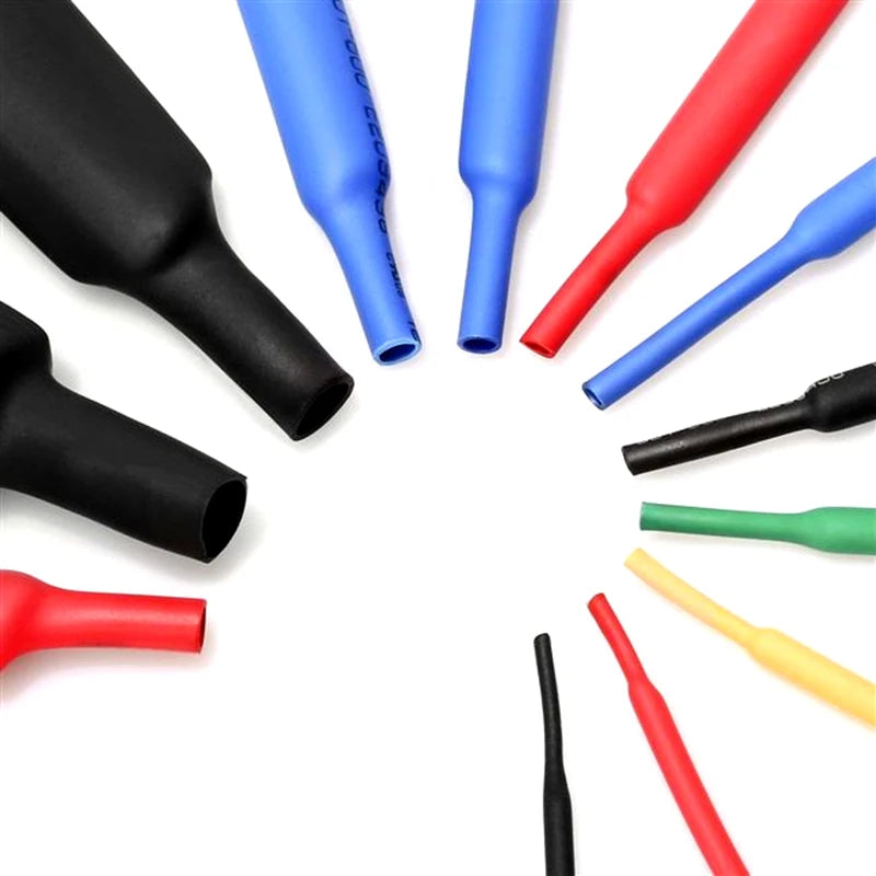 127/164/328/530Pcs Assorted Polyolefin Heat Shrink Tube Cable Sleeve Wrap Wire Set Insulated Shrinkable Tube Peaceful Pleasures Health and Wellness