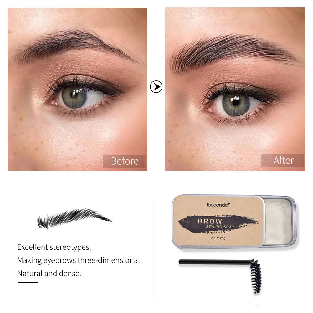 NEW Eyebrow Lamination Setting Gel Brow Styling Soap Kit Long Lasting Cream Waterproof Eyebrow Enhancer Makeup Pomade Cosmetics Peaceful Pleasures Health and Wellness