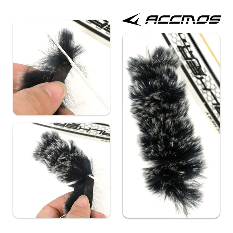 Archery Bowstring Stabilizer Absorber Rabbit Hair Damper Shock Absorb