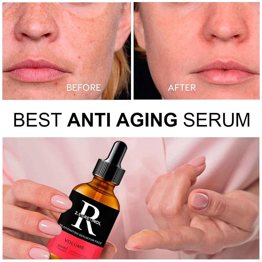 ENVISHA Retinol Facial Serum – Vitamin C, Hyaluronic Acid & Anti-Aging Peaceful Pleasures Health and Wellness