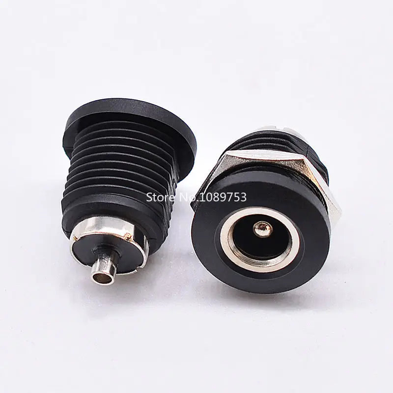 10Pcs DC Large Current Charging Jack 5.5x2.5mm / 5.5x2.1mm Female Panel Mount Connector 5.5x2.5/2.1mm Socket Connector Peaceful Pleasures Health and Wellness