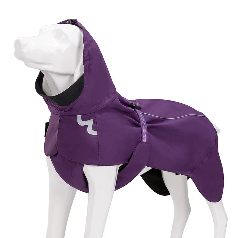 TRUELOVE Pet Clothing Waterproof Windbreaker Detachable Jacket Clothes for Dogs Fashion Patterns Soft Pet Raincoat Coat YG1872 Peaceful Pleasures Health and Wellness purple 70CM China Mainland