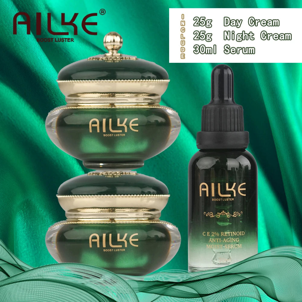 AILKE Retinol Brightening Cream – Even Skin Tone Face Set